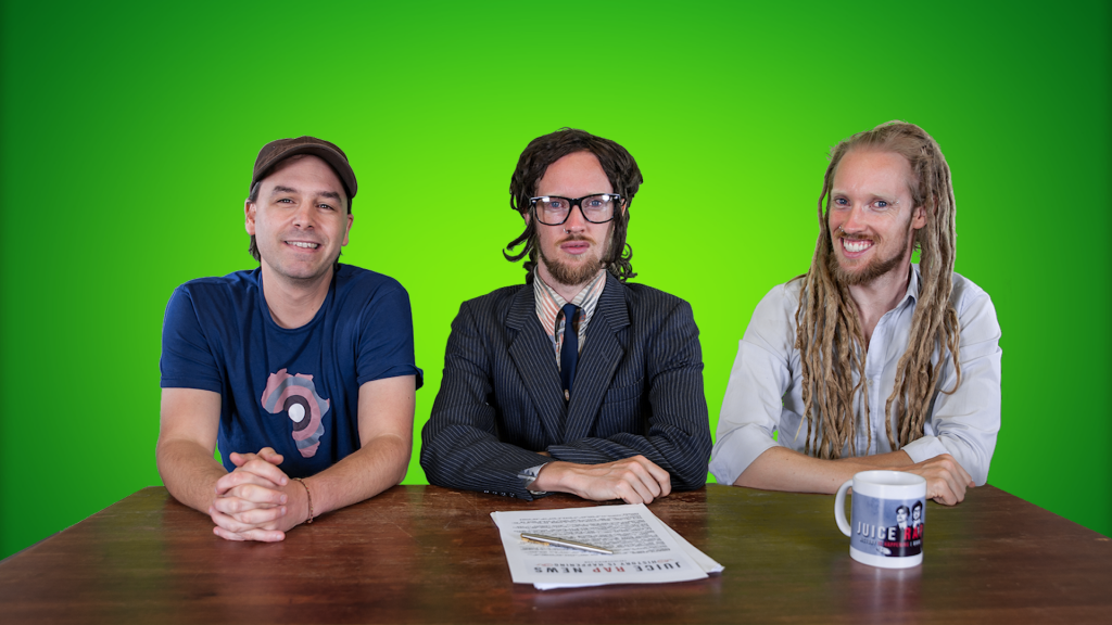 Juice Rap News Giordano, Robert Foster and Hugo The Juice Media